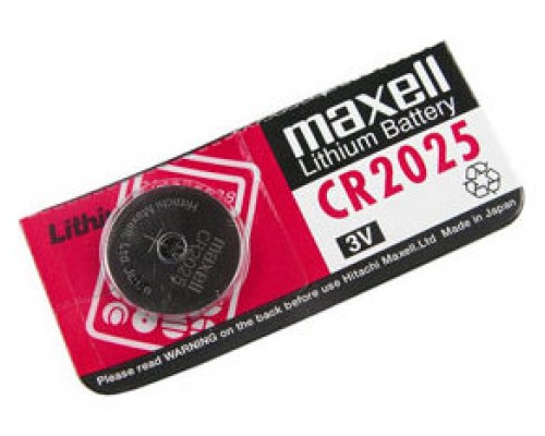 PILAS CR2025 MAXELL CR2025-B1 3V BLISTER 1 UNIDAD